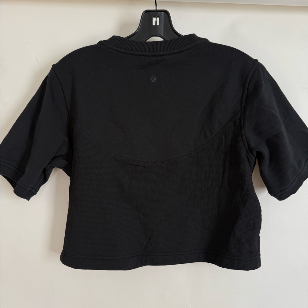Lululemon Athletica Cotton Terry + Swift Cropped Top - Picture 4 of 5